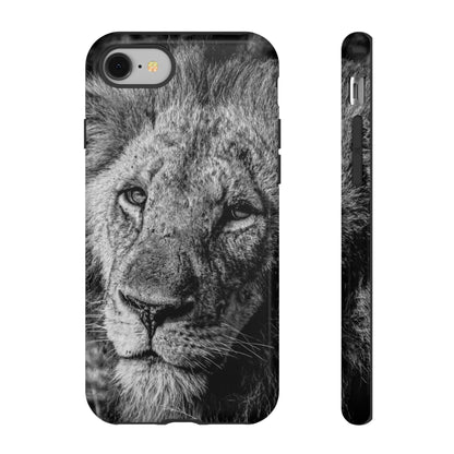 Tough Case - Old Lion B&W iPhone 8 Glossy