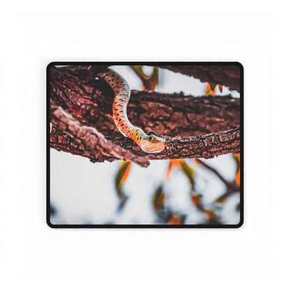 Spotted-Bush Snake Desk Mats 14.4" × 12.1"