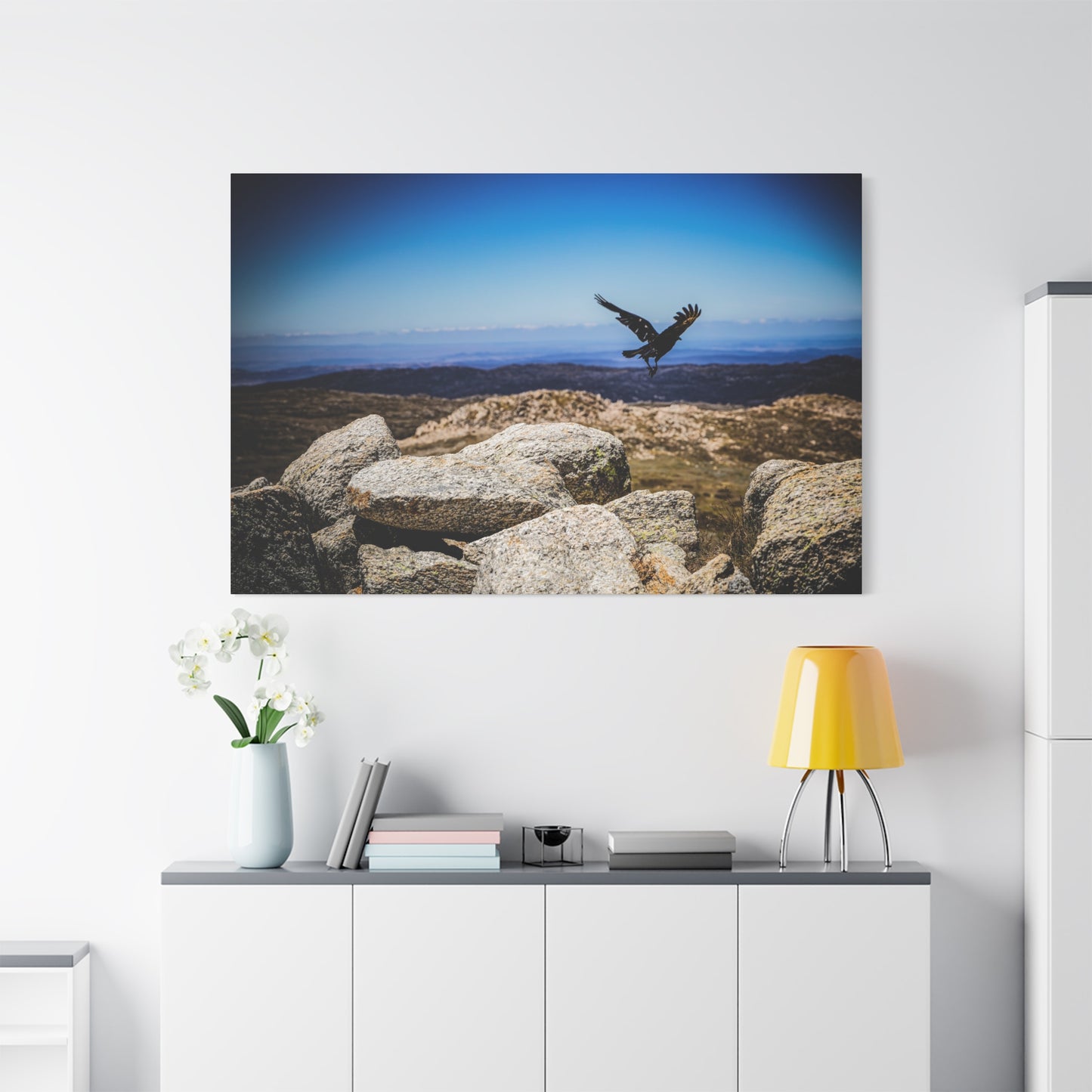 Little Raven Mt Kosciuszko Canvas Print