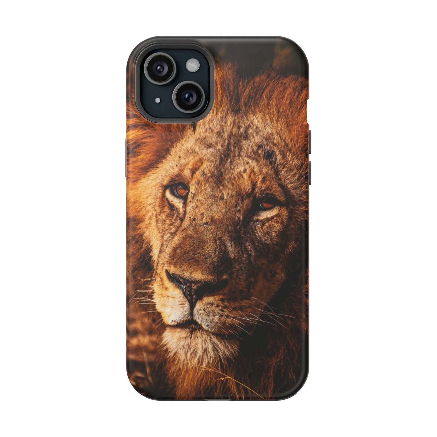 Magsafe® Compatible Tough Cases - Old Lion iPhone 15 Plus Matte