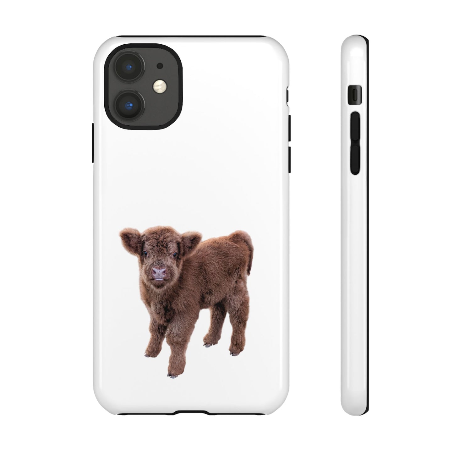 Baby Highland Cow Phone Case iPhone 11 Glossy