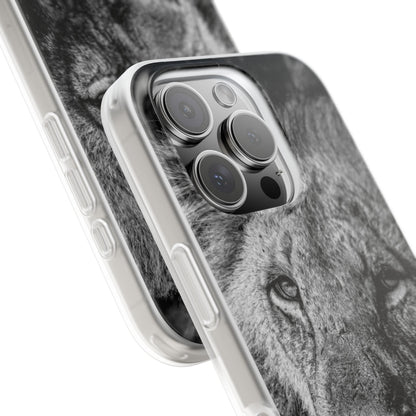 Flexible Lion Phone Cases B&W