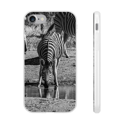 Flexible Zebra Phone Case B&W iPhone 7