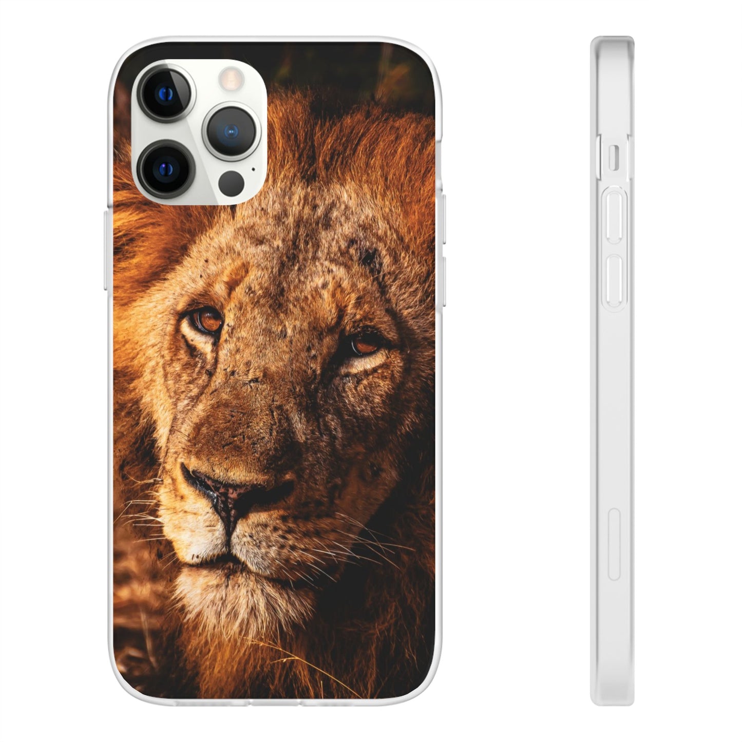 Flexible Lion Phone Cases iPhone 12 Pro with gift packaging