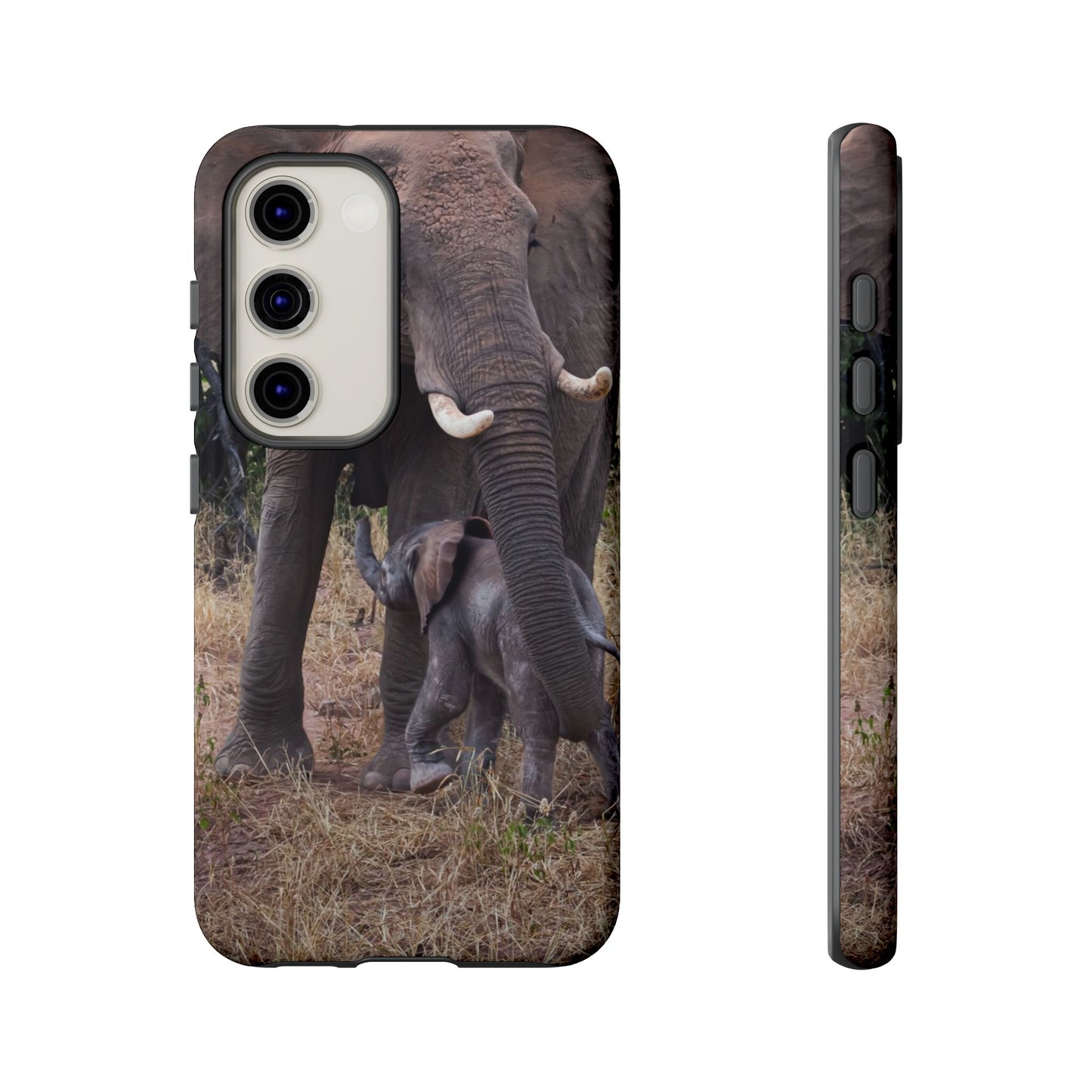 Baby Elephant Tough Case Samsung Galaxy S23 Glossy