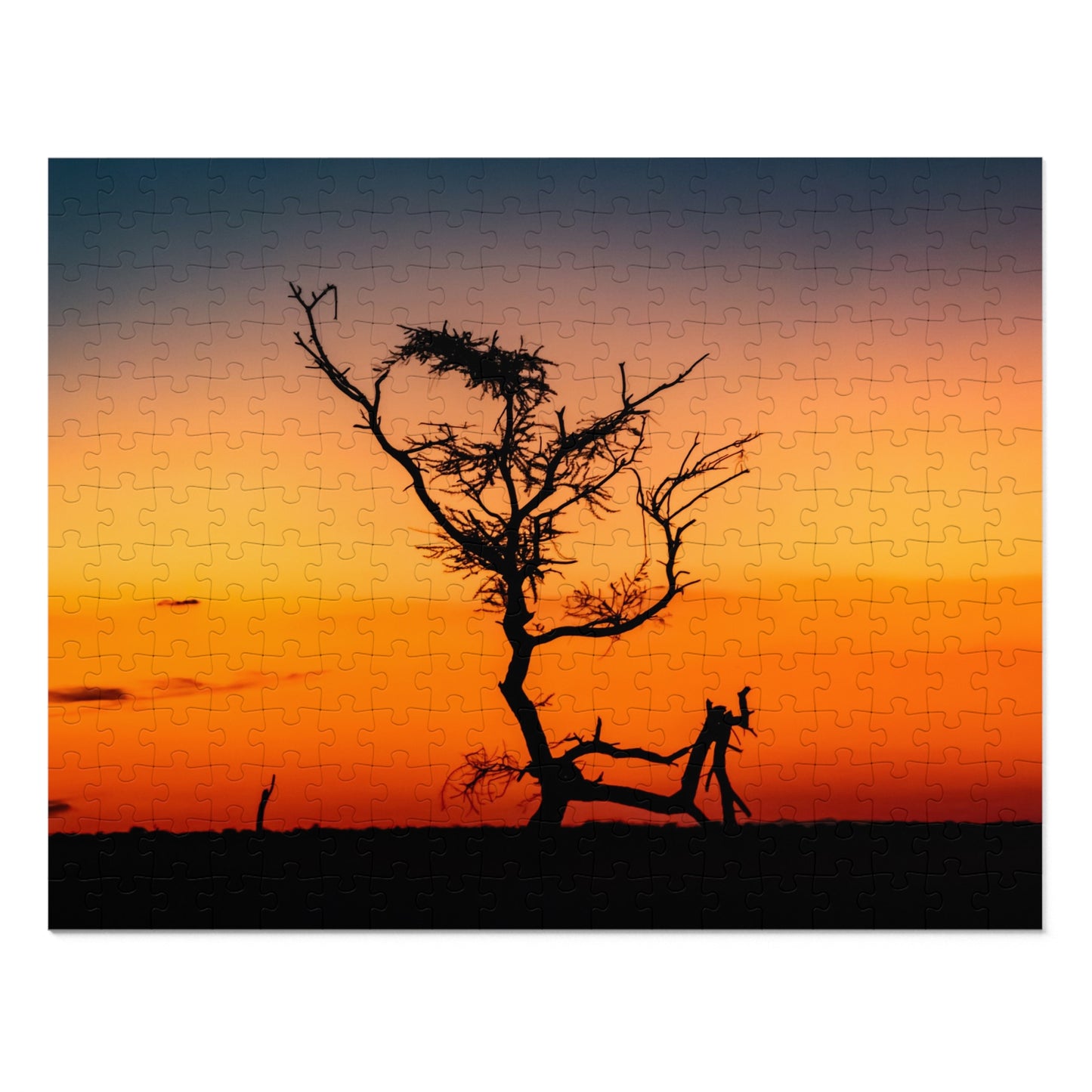 Jigsaw Puzzle (30, 110, 252, 500, 1000 Piece) - Sunset over the Kalahari