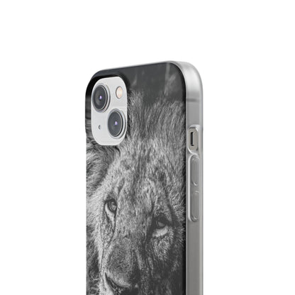 Flexible Lion Phone Cases B&W