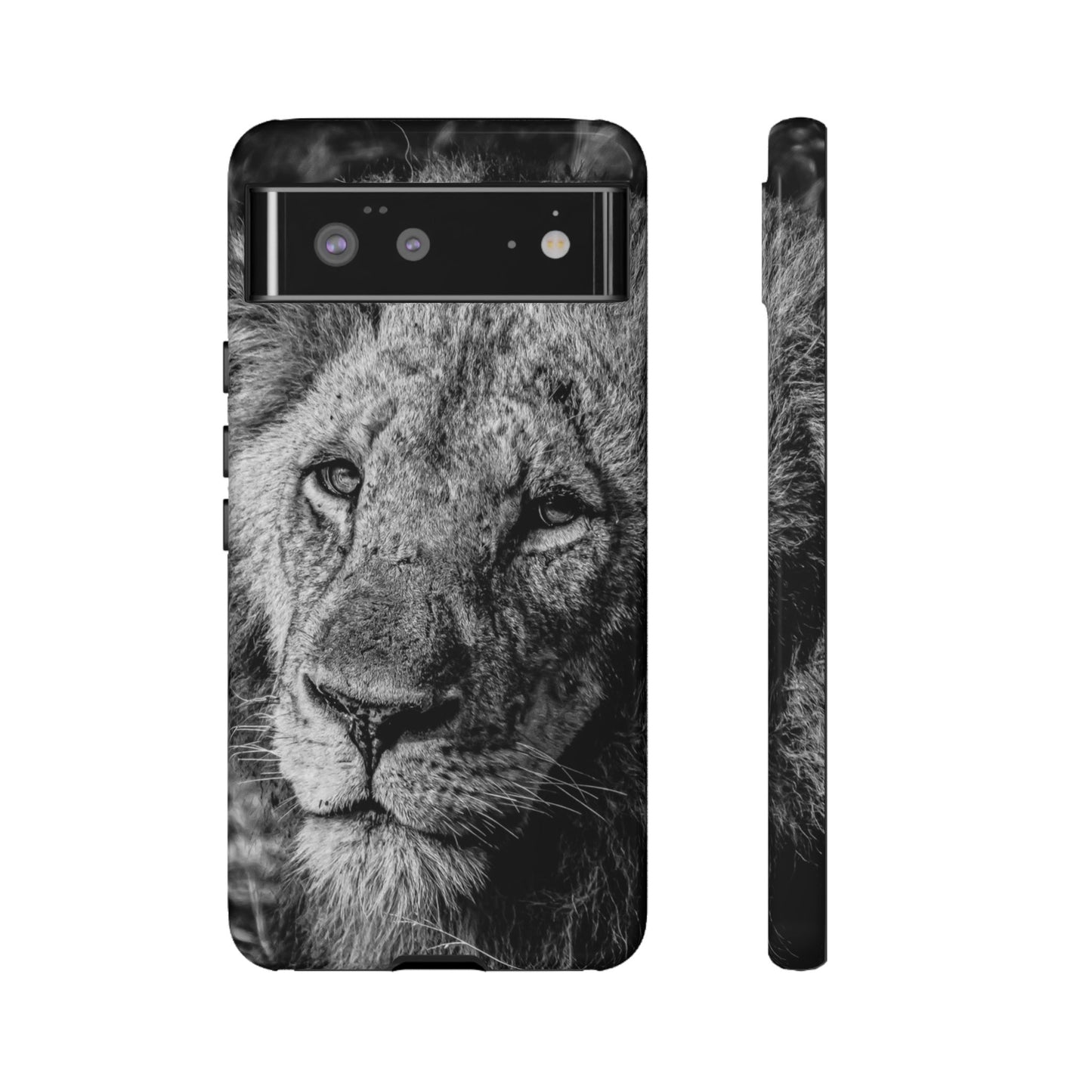 Tough Case - Old Lion B&W Google Pixel 6 Glossy