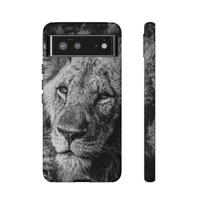 Tough Case - Old Lion B&W Google Pixel 6 Glossy