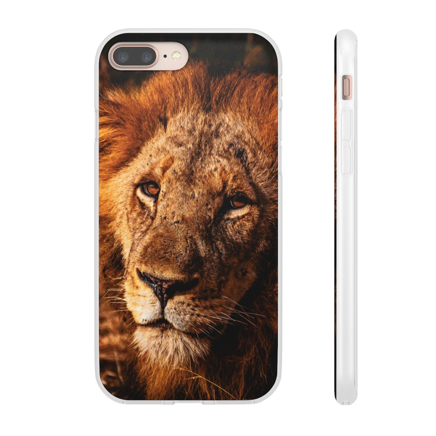 Flexible Lion Phone Cases iPhone 8 Plus with gift packaging