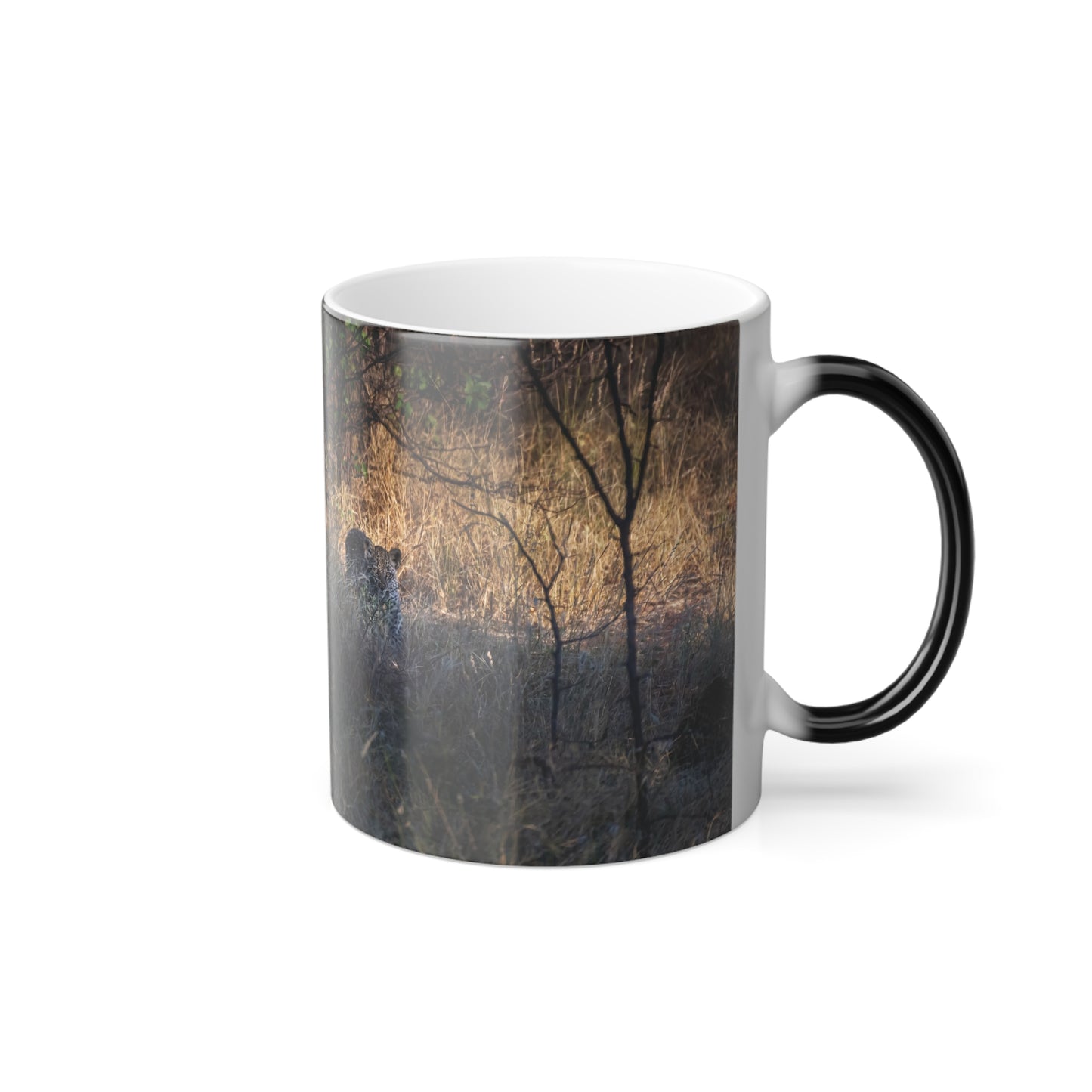 Colour Morphing Mug, 11oz - Leopard Cub