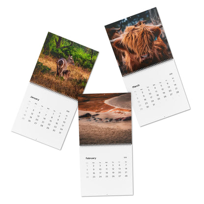 2026 Nature Wildlife Wall Calendar