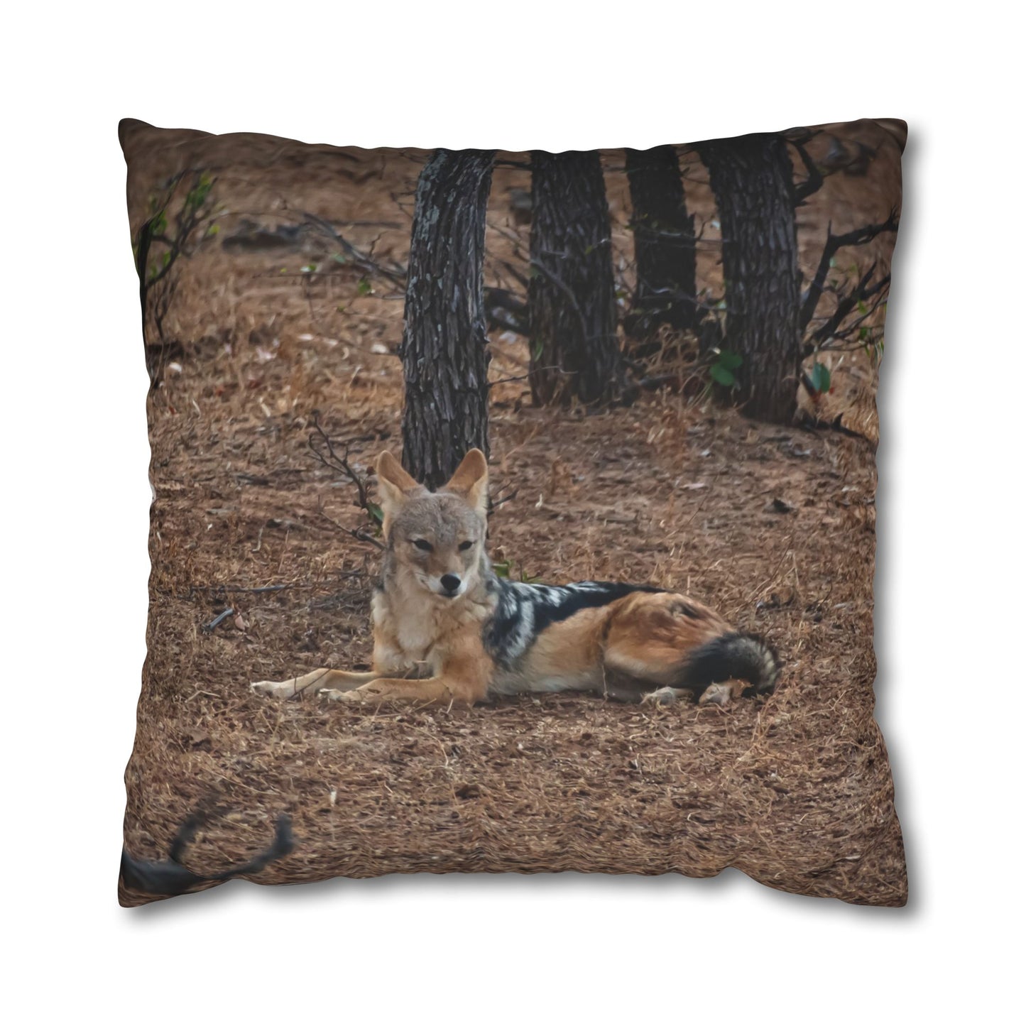 Poly Canvas Pillowcase - Jackal