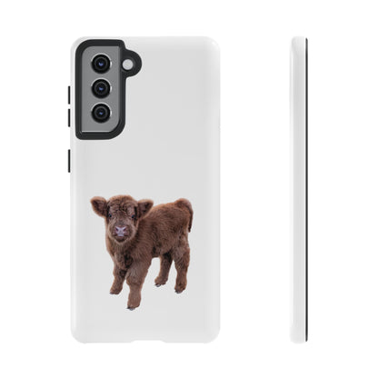 Baby Highland Cow Phone Case Samsung Galaxy S21 Glossy