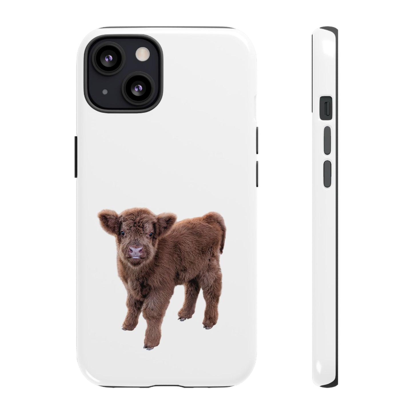 Baby Highland Cow Phone Case iPhone 13 Glossy