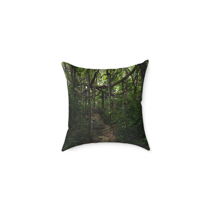 Fiji Jungle Pillow 16" × 16"