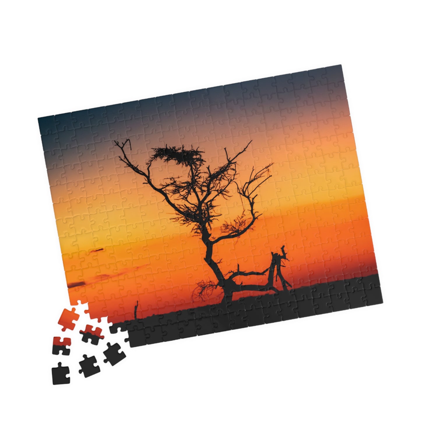 Puzzle (110, 252, 520, 1014-piece) - Sunset over the Kalahari