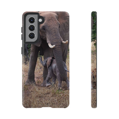 Baby Elephant Tough Case Samsung Galaxy S21 Glossy