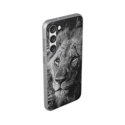 Flexible Lion Phone Cases B&W