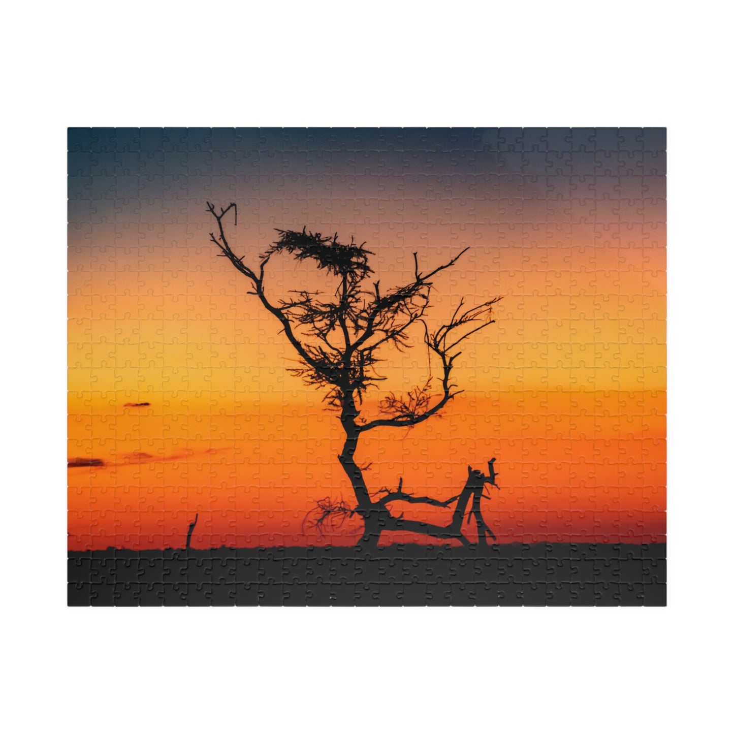 Puzzle (110, 252, 520, 1014-piece) - Sunset over the Kalahari