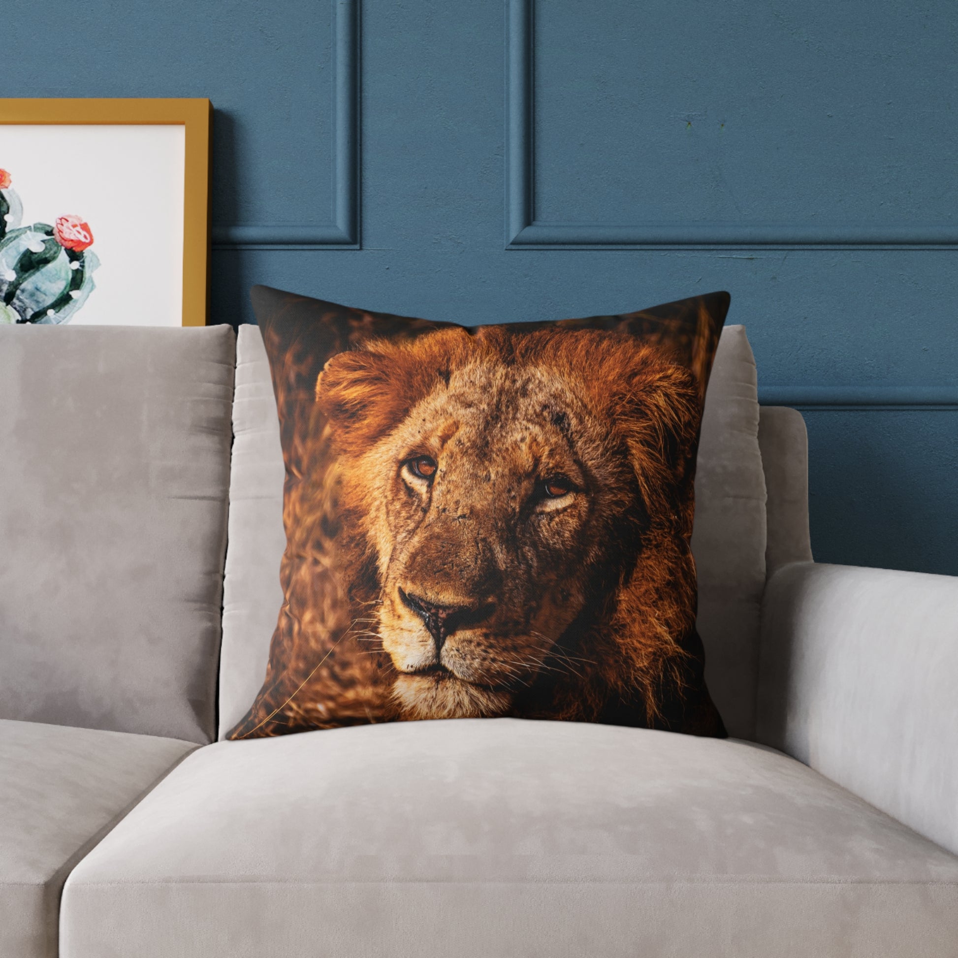 Old Lion Pillow