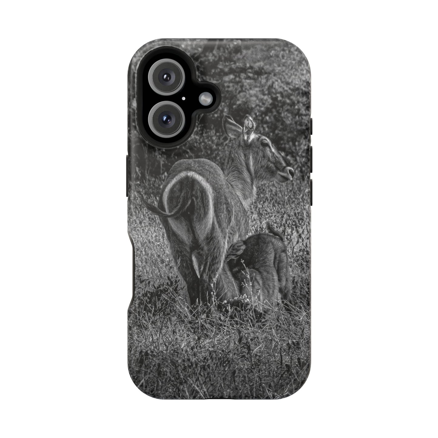 Waterbuck Baby Animal Phone Case - Magsafe B&W iPhone 16 Matte