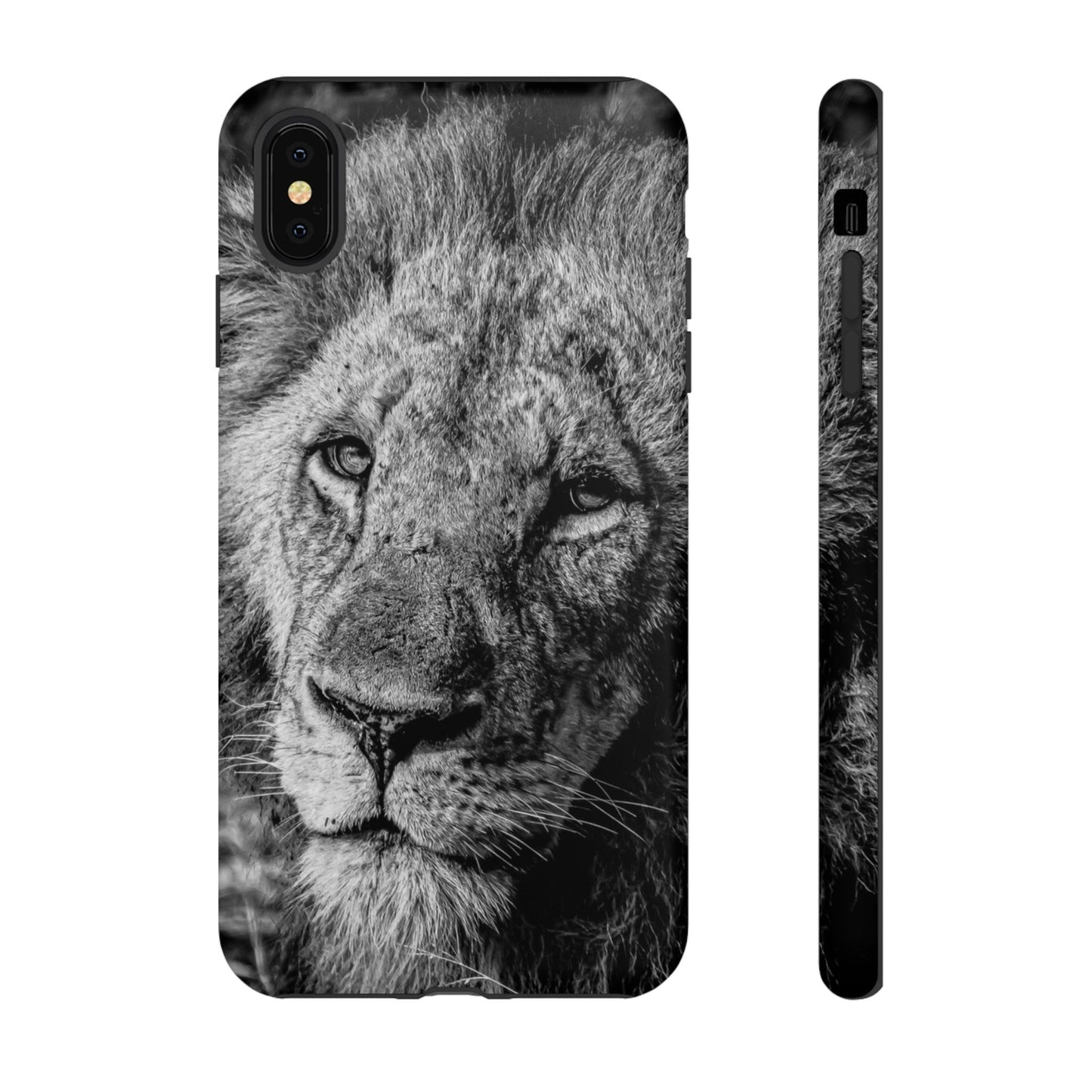 Tough Case - Old Lion B&W iPhone XS MAX Matte