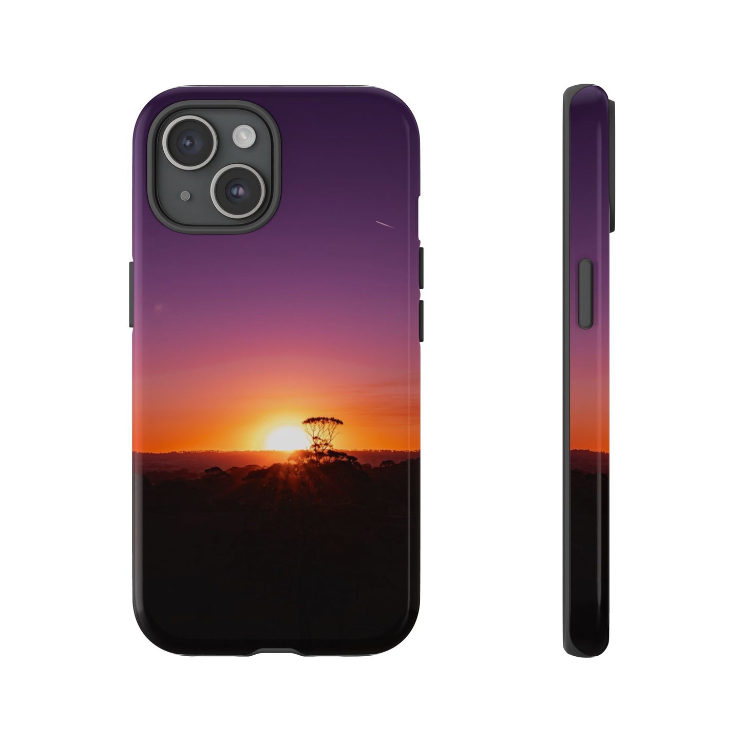 Tough Case - Purple Sunset iPhone 15 Glossy