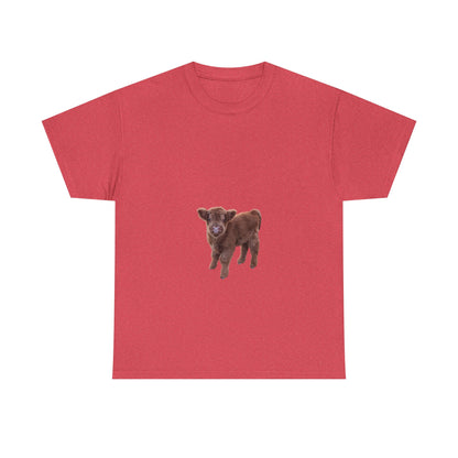 Highland Calf Tee Heather Red