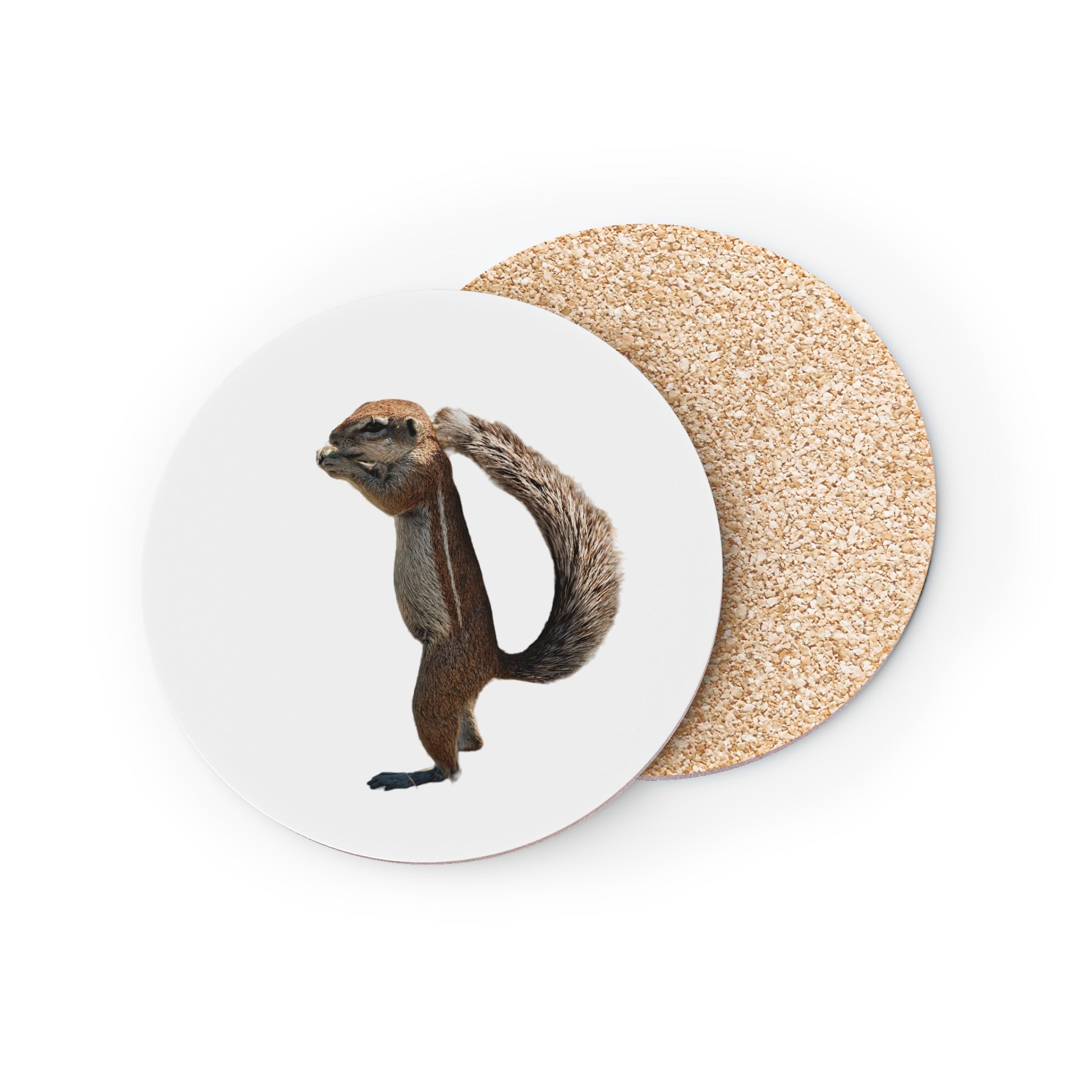 Ground Squirrel Coasters Round 3.7" x 3.7" 1pc