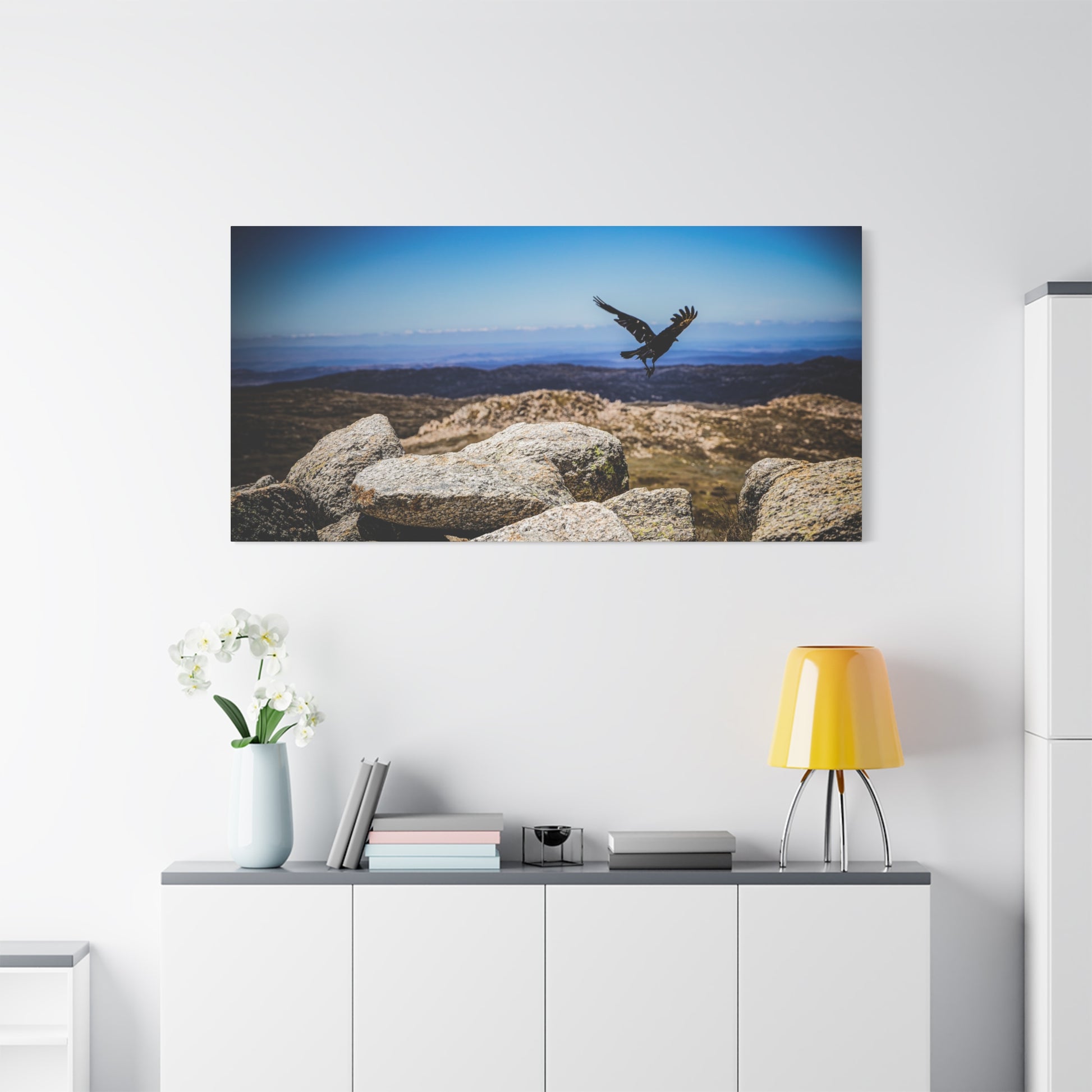 Little Raven Mt Kosciuszko Canvas Print