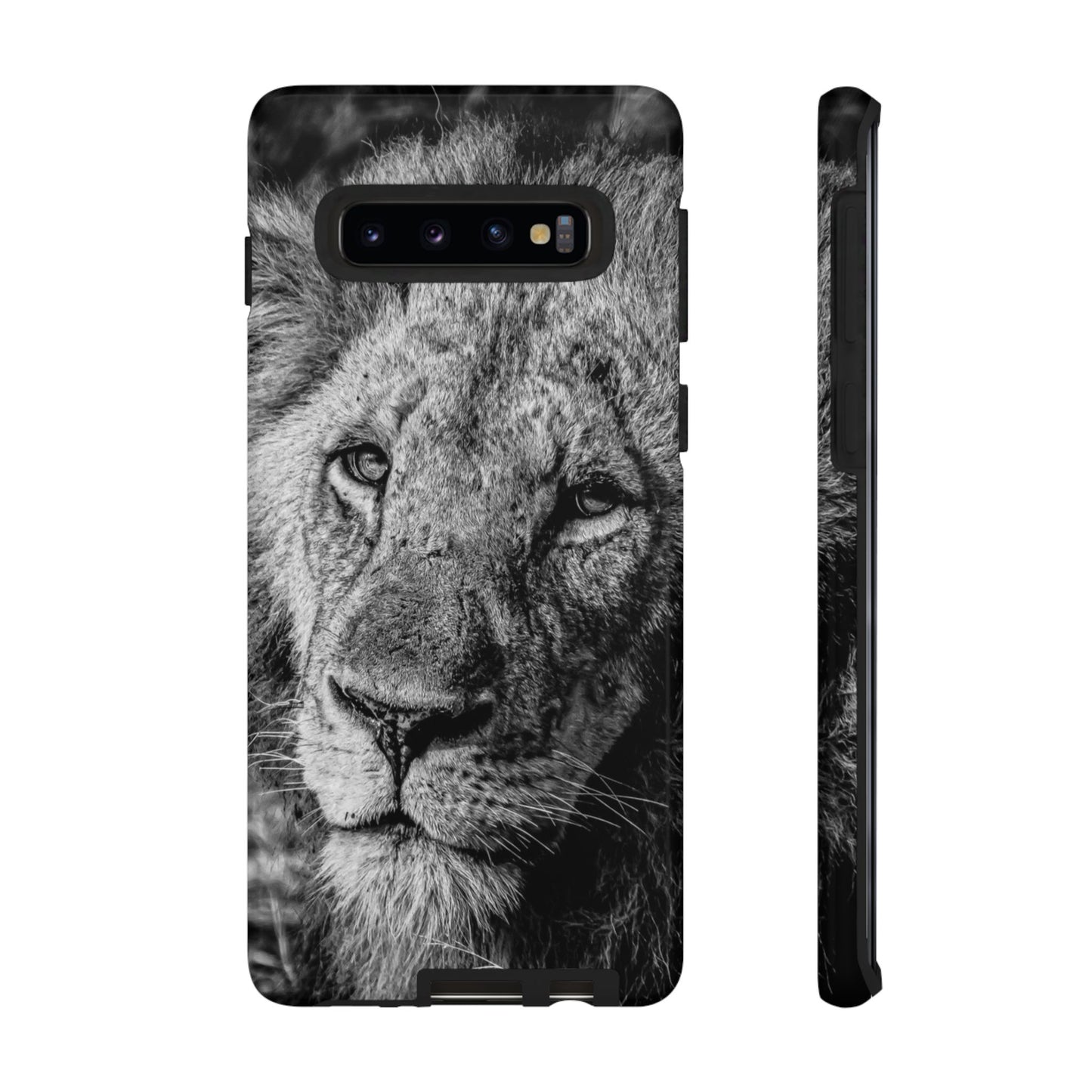 Tough Case - Old Lion B&W Samsung Galaxy S10 Glossy