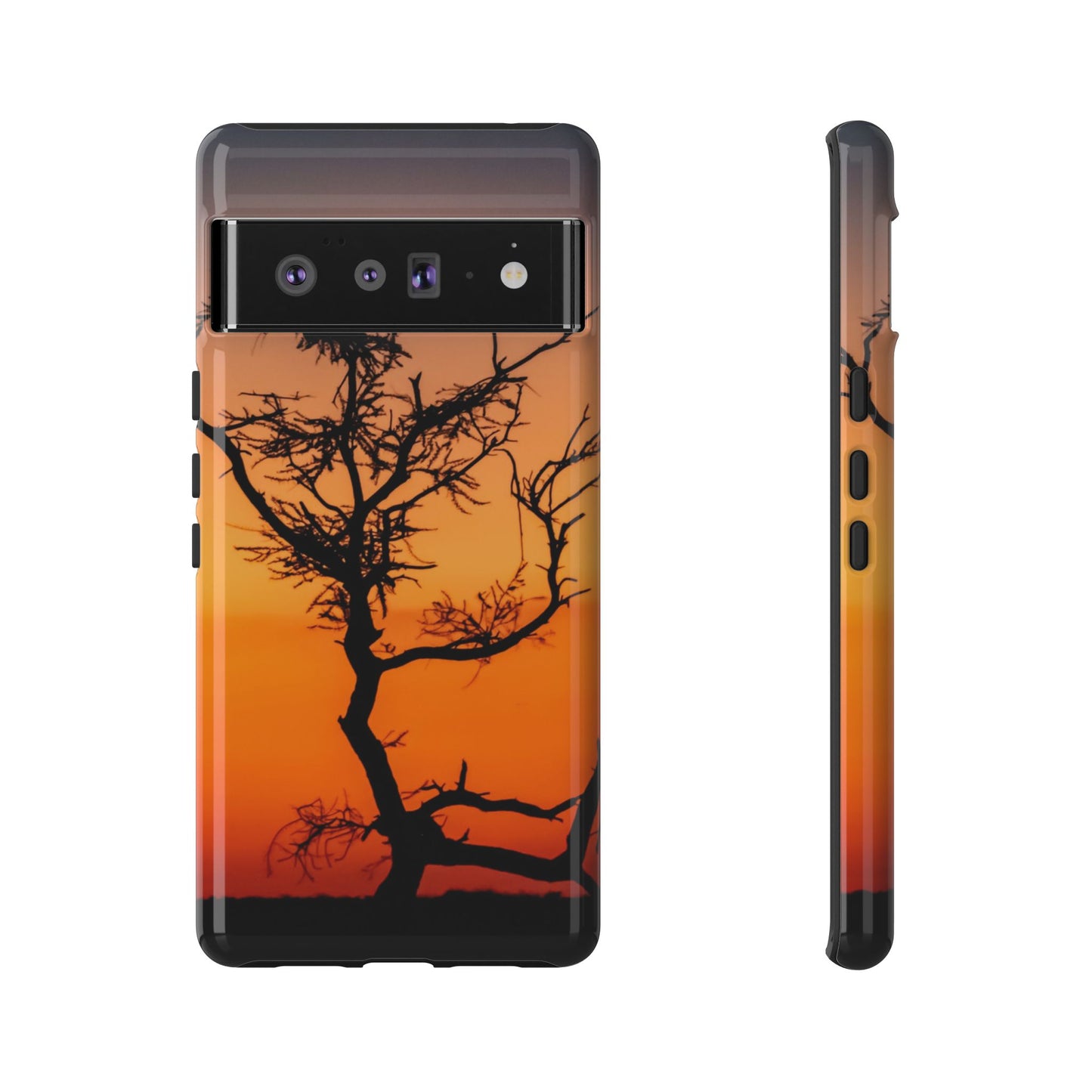 Tough Case - Sunset over the Kalahari Google Pixel 6 Pro Glossy