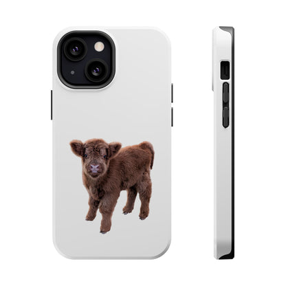 Baby Highland Cow MagSafe Phone Case iPhone 13 Mini Glossy