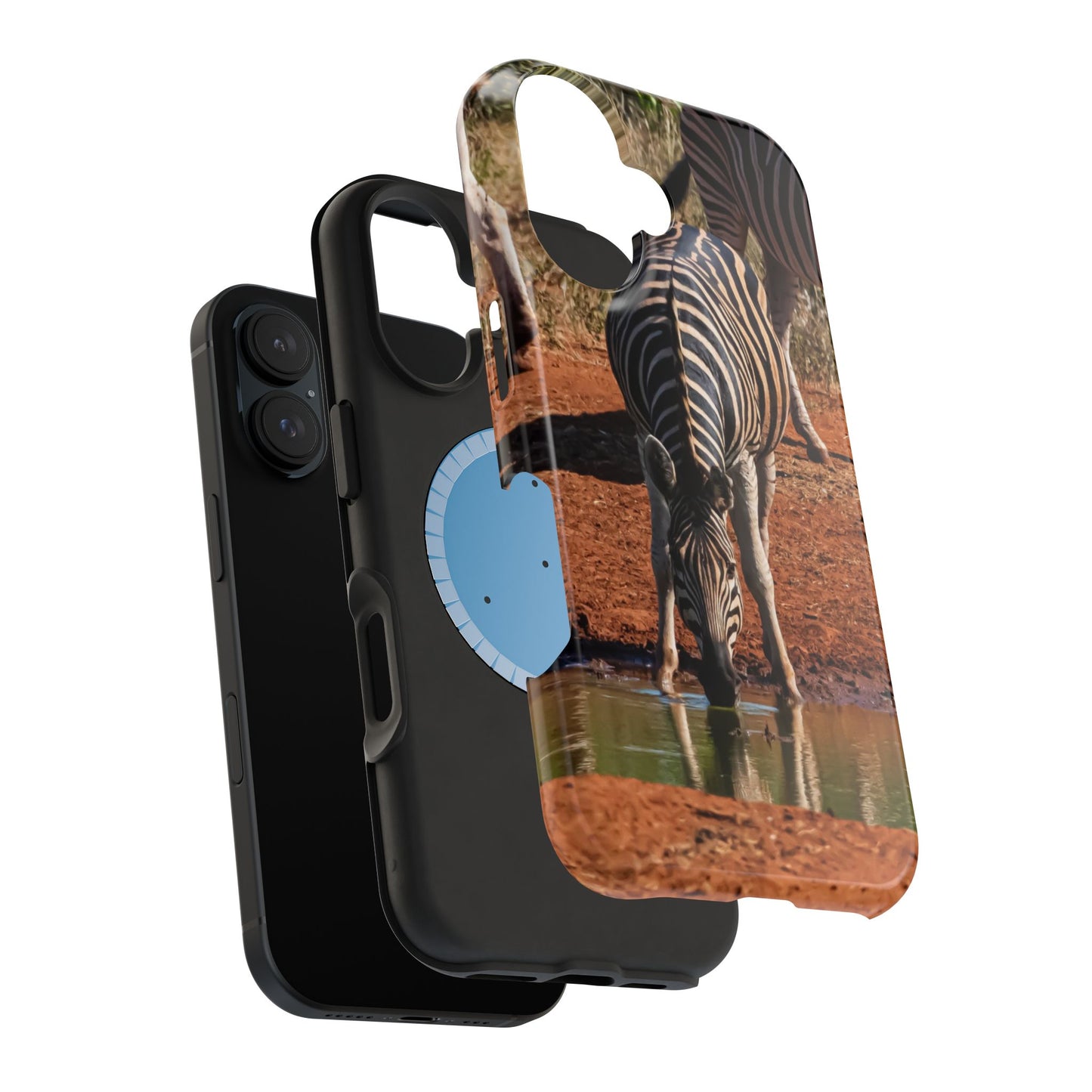 Magsafe® Compatible Tough Cases - Zebra Drinking