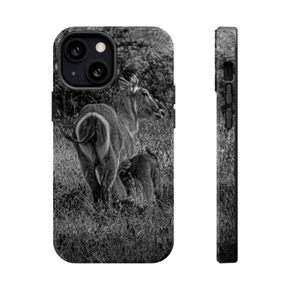 Waterbuck Baby Animal Phone Case - Magsafe B&W iPhone 13 Mini Glossy