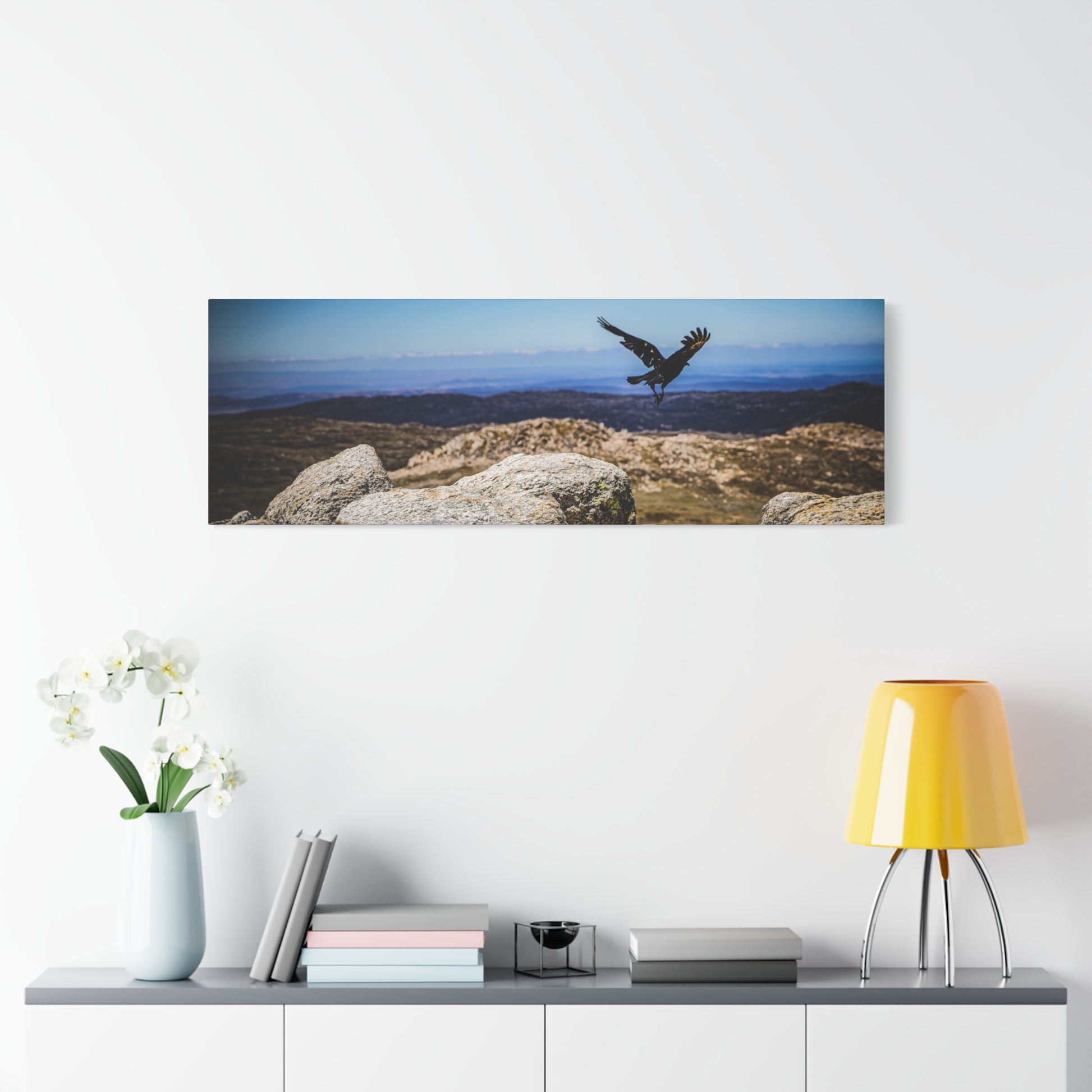 Little Raven Mt Kosciuszko Canvas Print