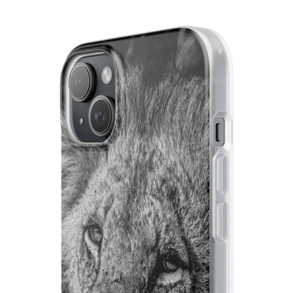 Flexible Lion Phone Cases B&W