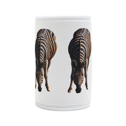 Drinking Zebra Stubby Holder Regular Can