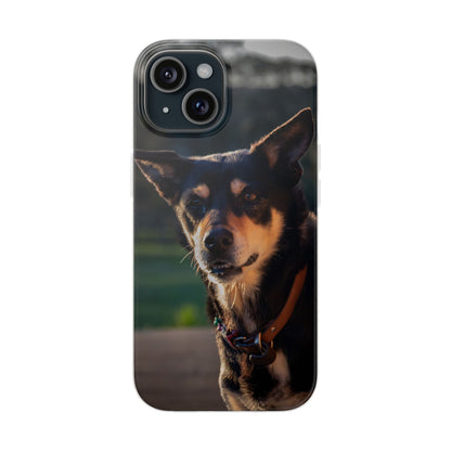 Kelpie Dog Flexi Case iPhone 15