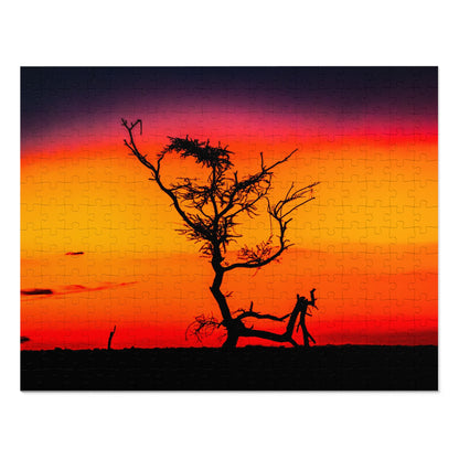 Kalahari Sunset Jigsaw Puzzle with Tin 14" × 11" (252 pcs)