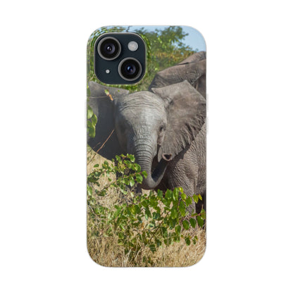 Flexi Cases - Young Elephant iPhone 15