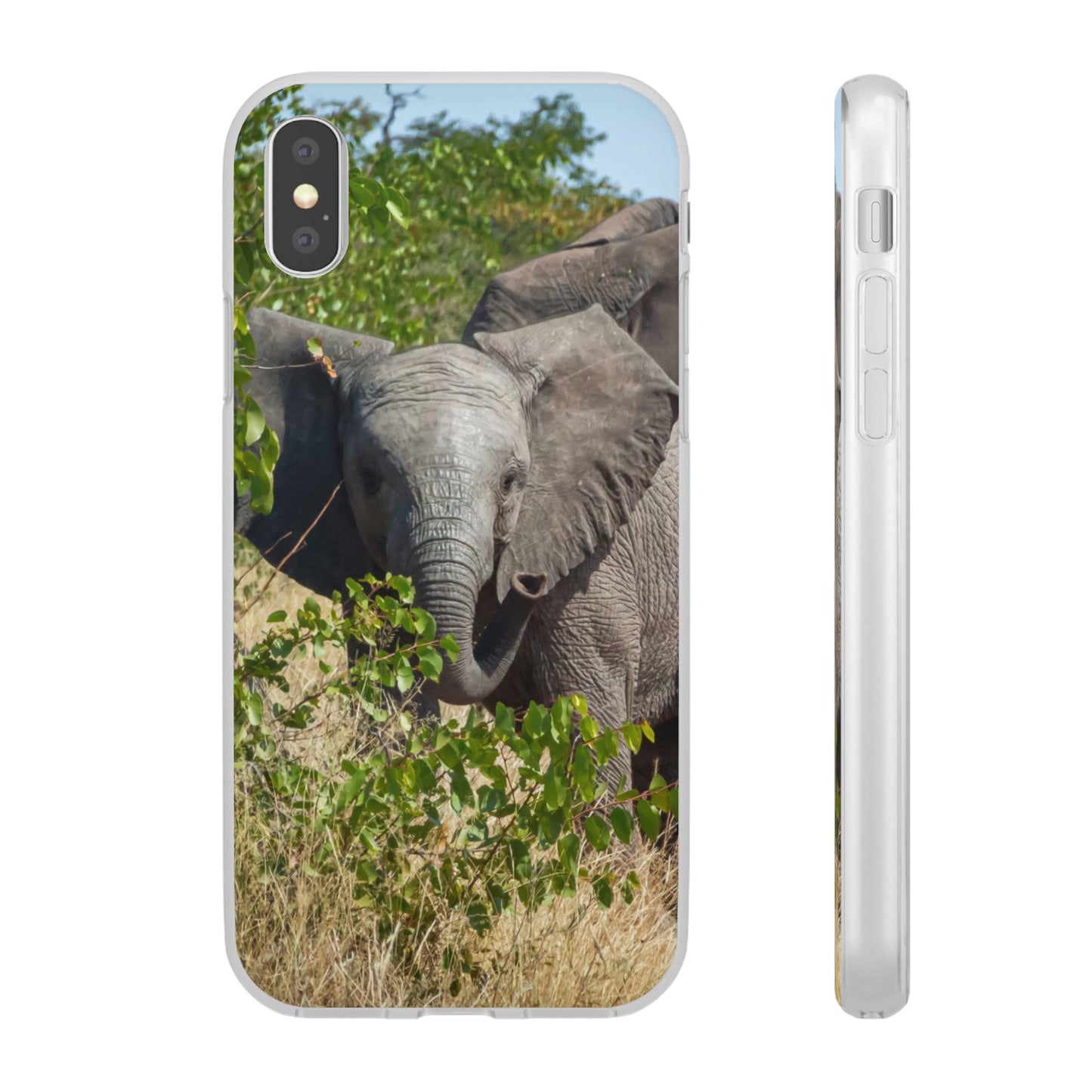 Flexi Cases - Young Elephant iPhone XS