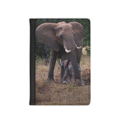 Passport Cover - Elephant and Baby