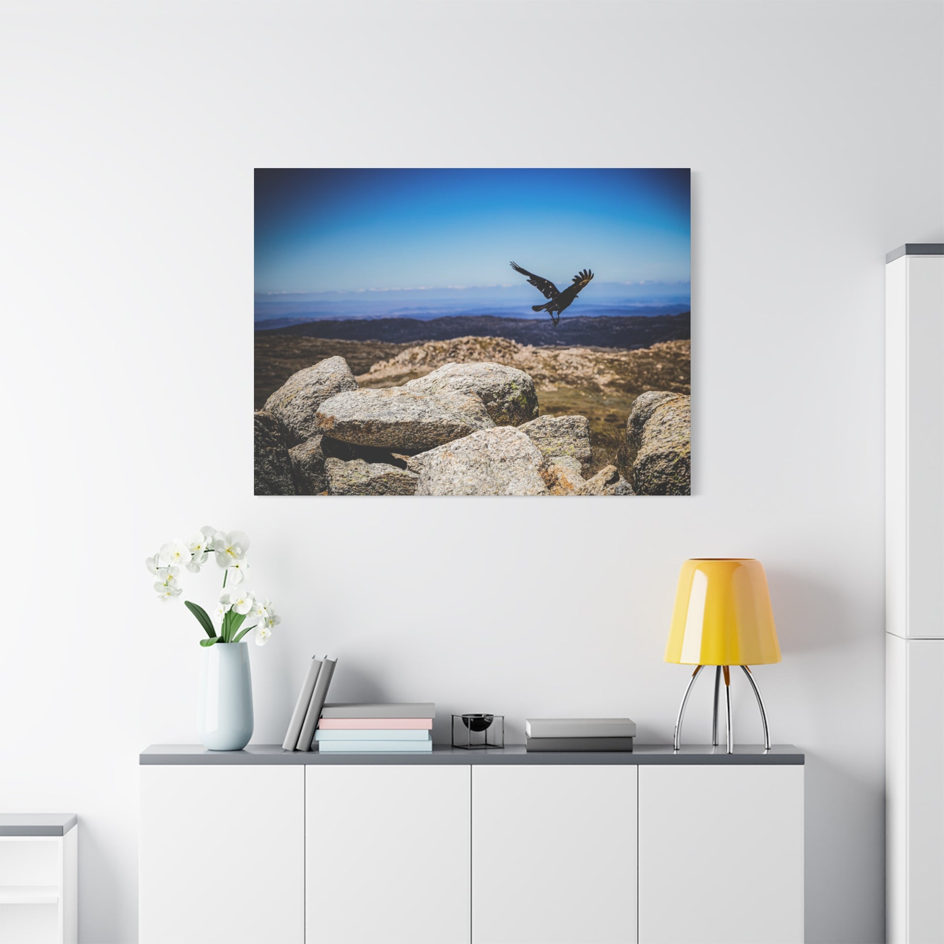 Little Raven Mt Kosciuszko Canvas Print