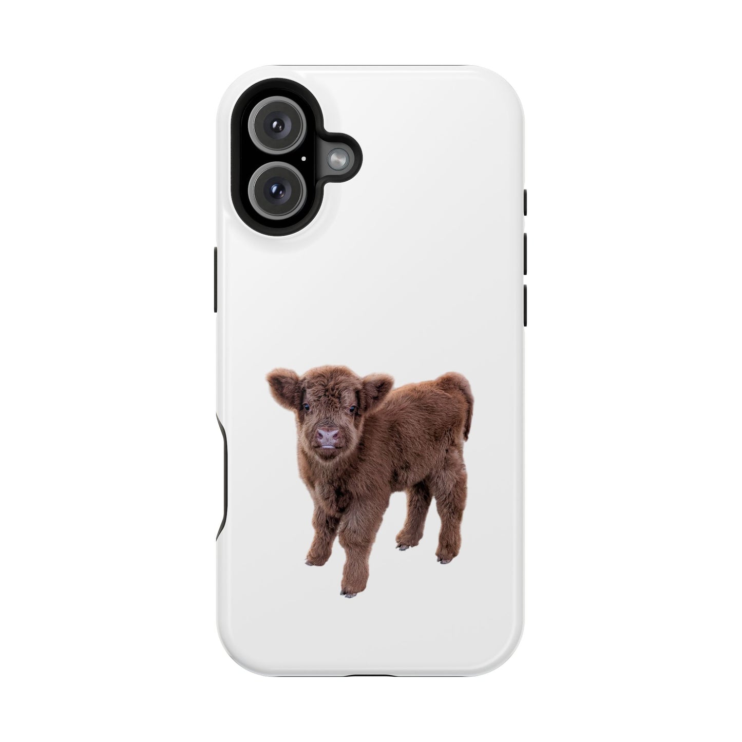 Baby Highland Cow MagSafe Phone Case iPhone 16 Plus Glossy