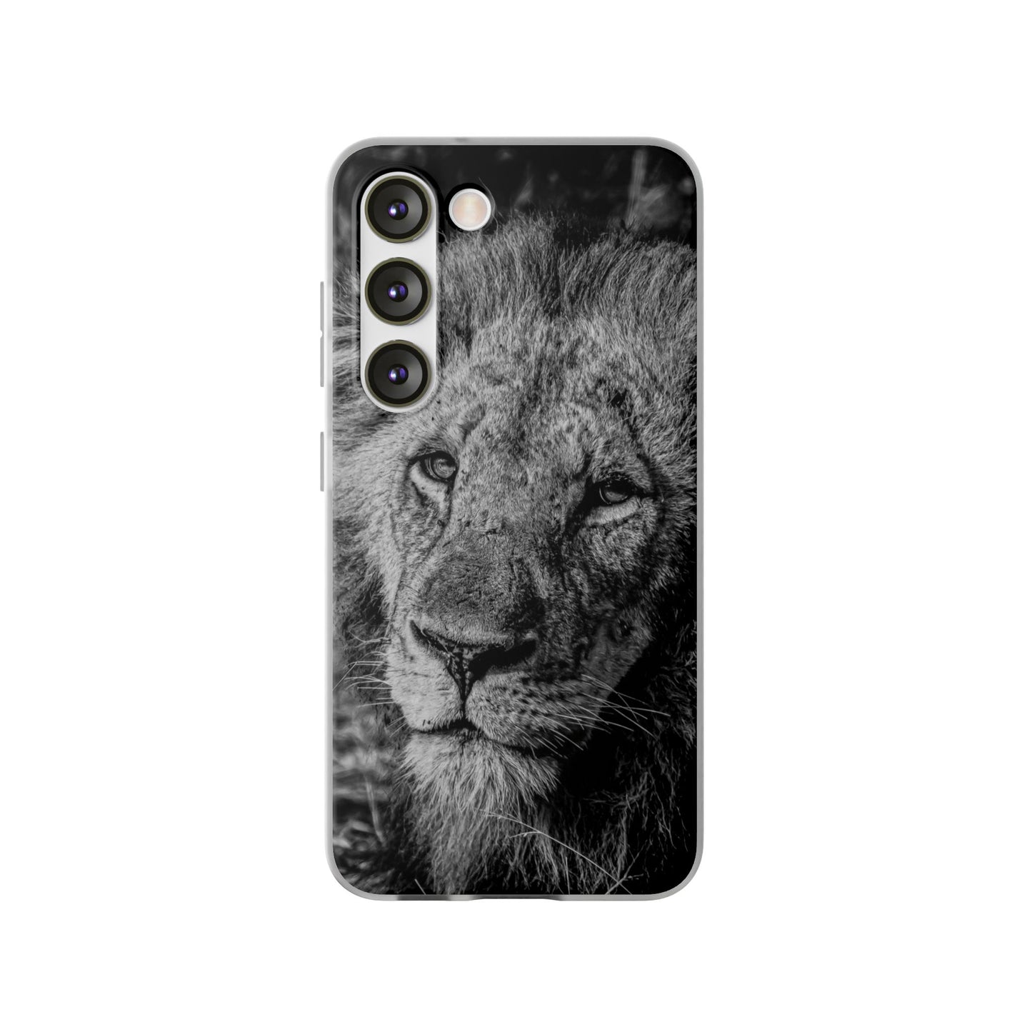 Flexible Lion Phone Cases B&W Samsung Galaxy S23