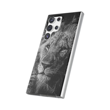 Flexible Lion Phone Cases B&W