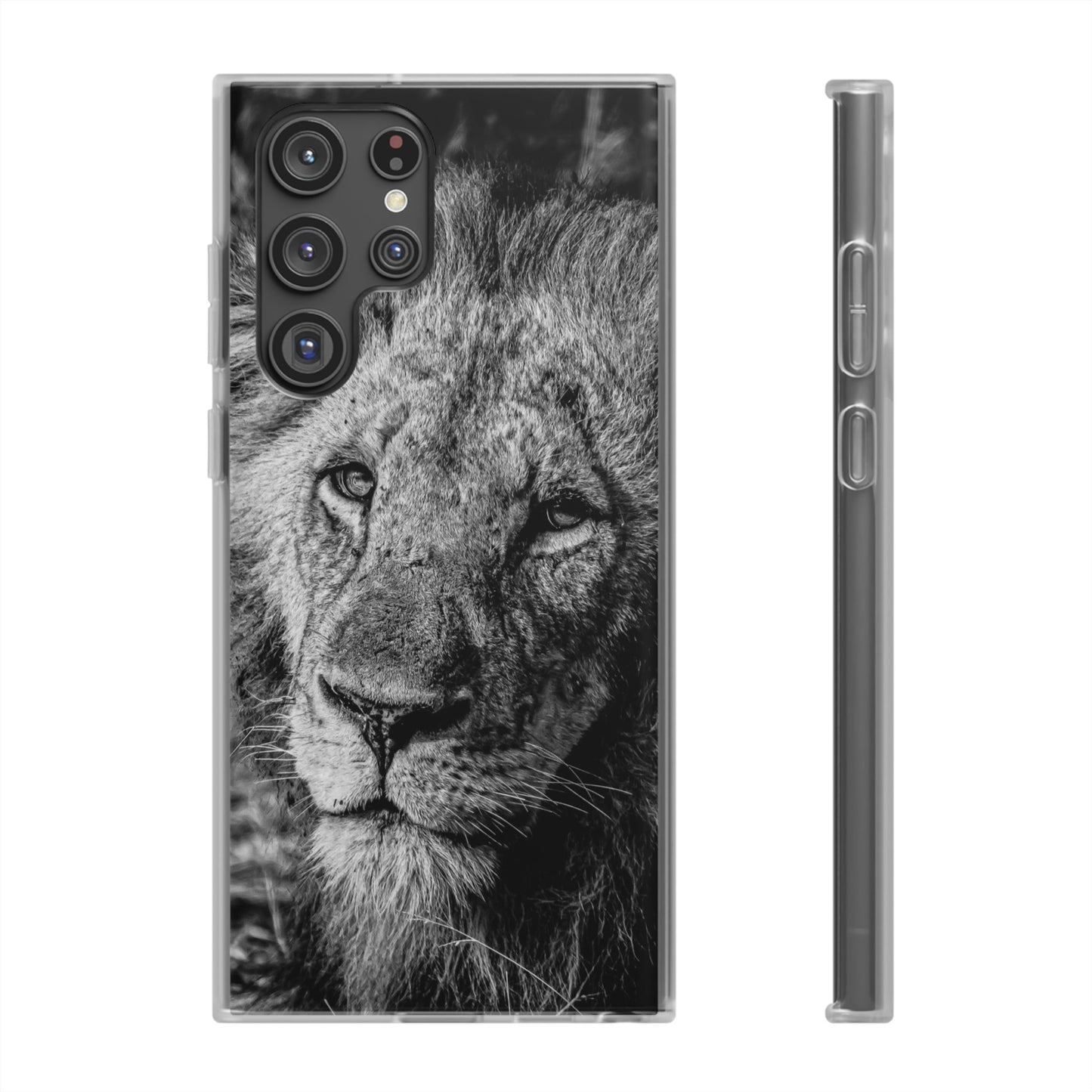 Flexible Lion Phone Cases B&W Samsung Galaxy S22 Ultra