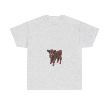 Highland Calf Tee Ash